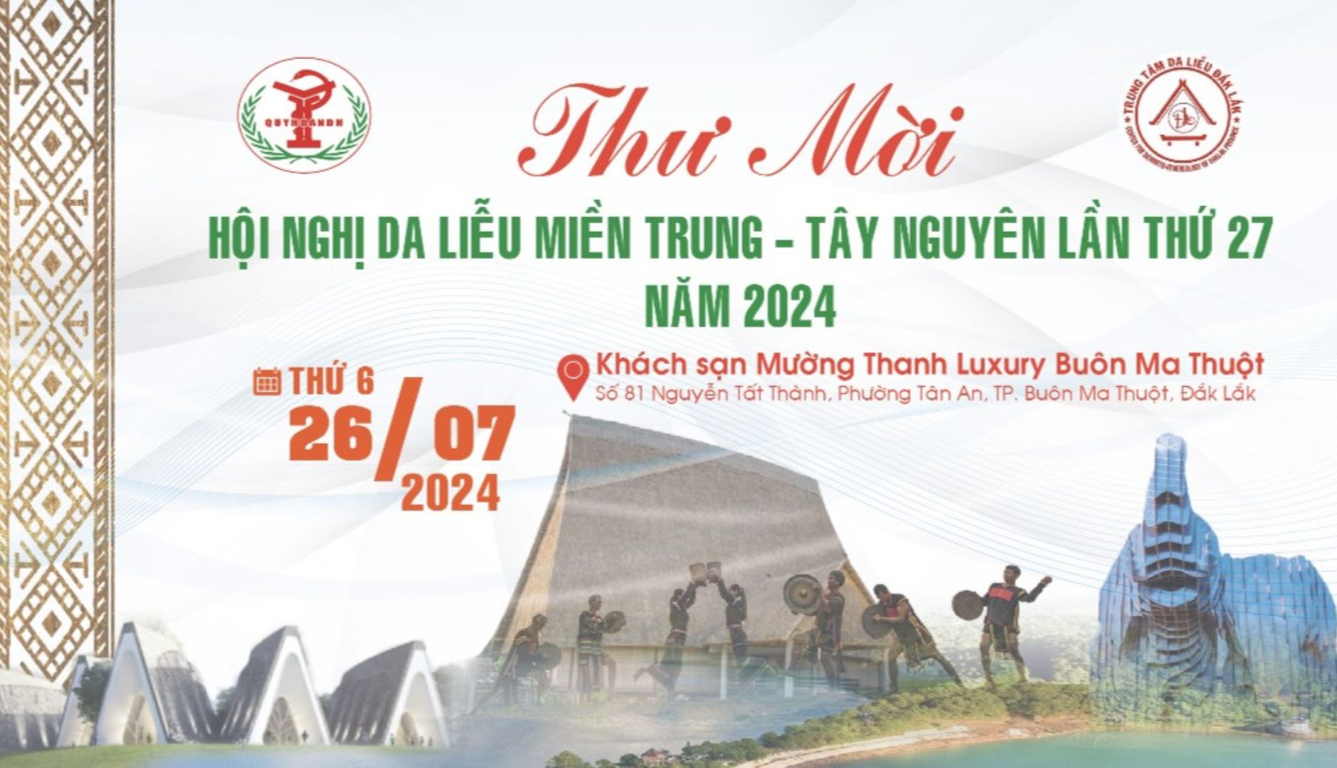 Hội nghị da liễu miền trung - tây nguyên lần thứ 27 năm 2024 